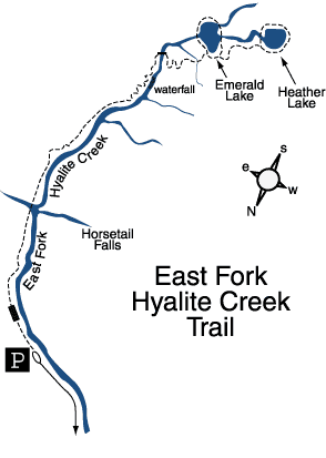 East Fork Hyalite Creek Trail Map